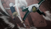 Killua trying to escape Phinks 2011