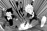 Gon and Killua run