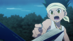 Gon Shouting At Genthru