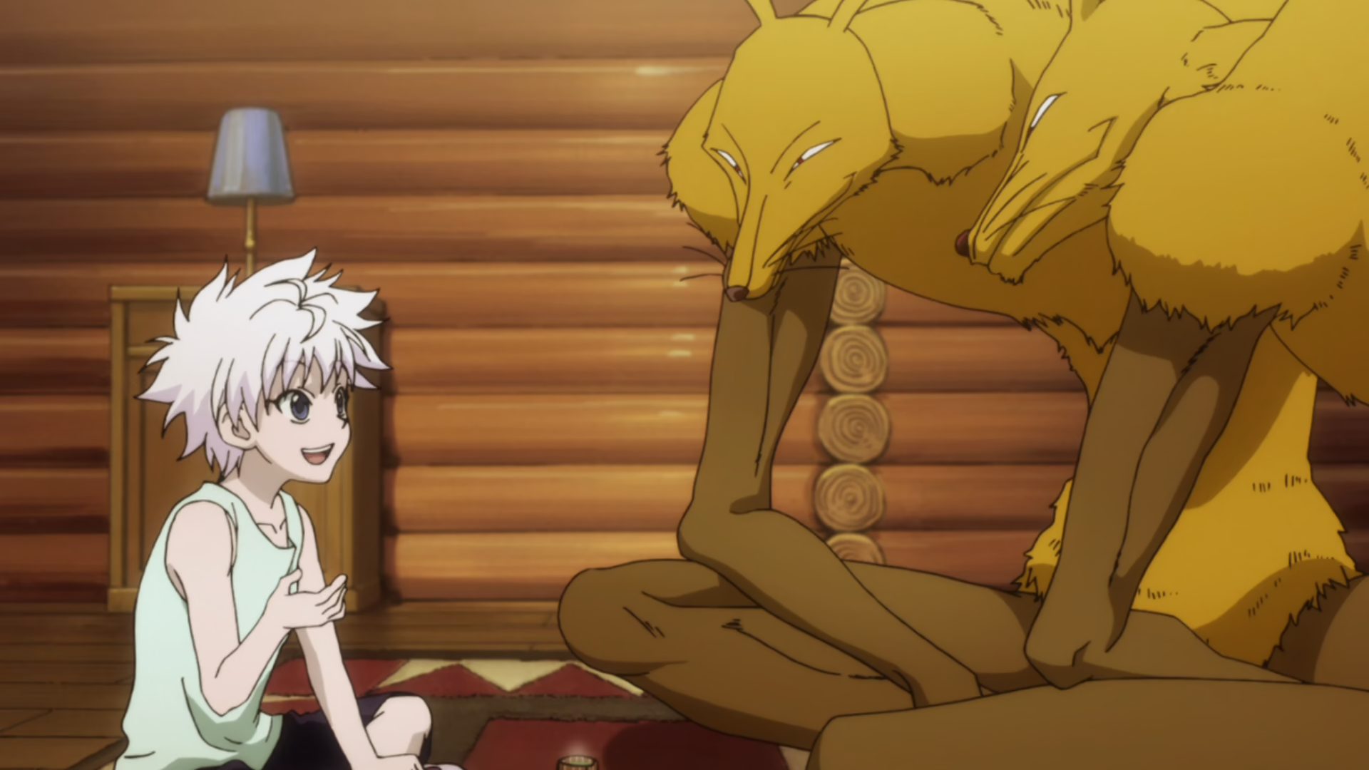 Hunter X Hunter 2011 Gon Killua Kite How to resolve a fight for who will  fight firstrock paper scissors of course