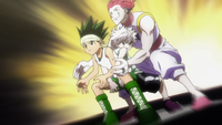 Gon, Killua & Hisoka Combining Their Powers