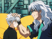 Silva lets Killua go with his friends