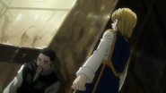 Kurapika discovers a dead assassin