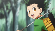 Gon vs. Pitou, Gon unleashed his true power