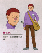 Kyu's 2011 anime adaptation design