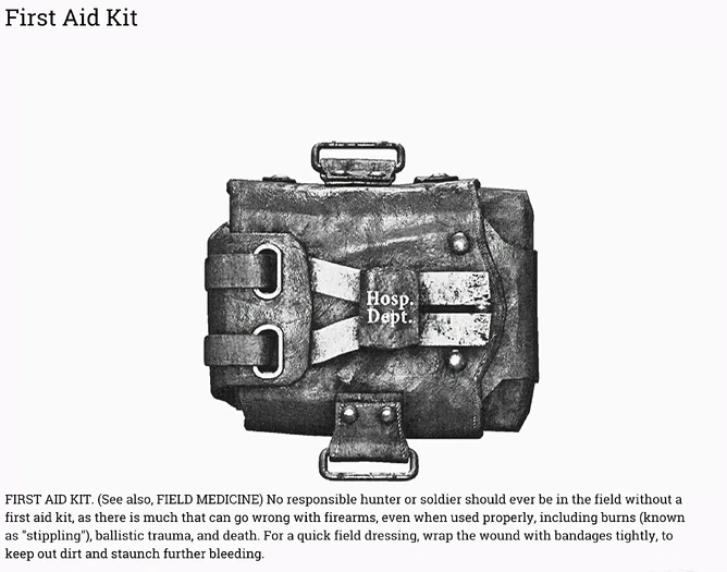 First Aid Kit Official Hunt Showdown Wiki