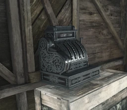 Cash register unused