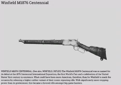 Winfield M1876 Centennial - Official Hunt: Showdown Wiki
