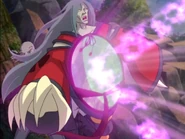 Divine Mirror Kagami reflects King Basilisk's Stonegaze