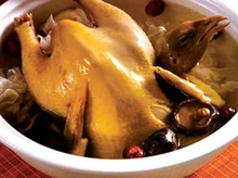 Gà hầm tam thất