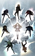 DARK MOON THE BLOOD ALTAR mit ENHYPEN by HYBE- Webtoon - Sooha teilt ihre besonderen Kräfte mit den sieben Vampir-Brüdern