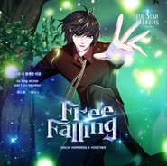 Lyric Poster Viken - Official Soundtack Free Falling - The Star Seekers with TXT by HYBE