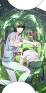The Star Seekers mit TXT by HYBE Webtoon - Viken nutzt seine botanische Magie als Schutzschild