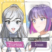 Crimson Heart with LE SSERAFIM by HYBE - Twitter - Charakter Eigenschaft 2