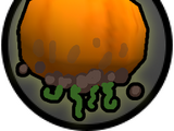 Dug-up Giant Pumpkin