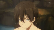 Oreki bathing