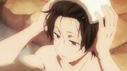 Houtarou takes bath