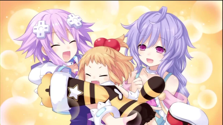 Peashy hugging Neptune