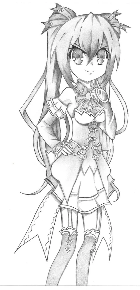 Noire (fanart) | Hyperdimension Neptunia Wiki | Fandom