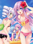 The main cast beach attire