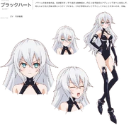 Black Heart anime sketch