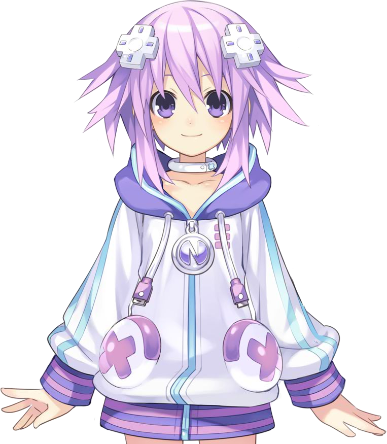 Anime Icon 4, Chou Jigen Game Neptune The Animation v3, purple hair anime  character illustration, png | PNGEgg