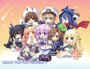 The entire main cast, minus Arfoire 2.