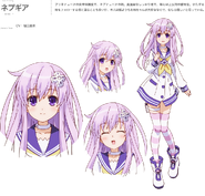 Nepgear anime sketch