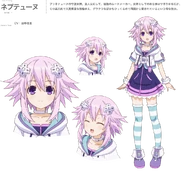 Neptune anime sketch