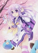 Kawaii keychains AND hopping with Nepgear.