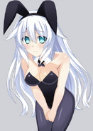 bunny girl black heart