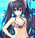 DLC Noire's costume: Strawberry Polka Dots