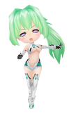 Chibi Green Heart