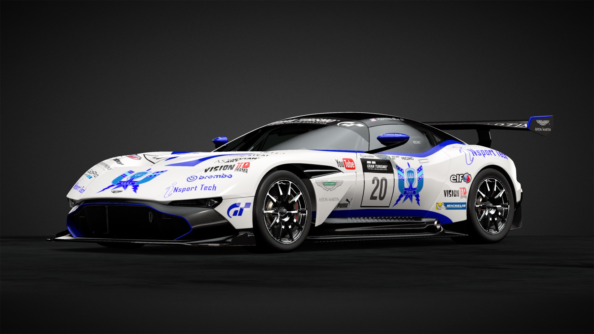 Aston Martin Vulcan U.D.R.S iNSport Tech Track Only Car 16