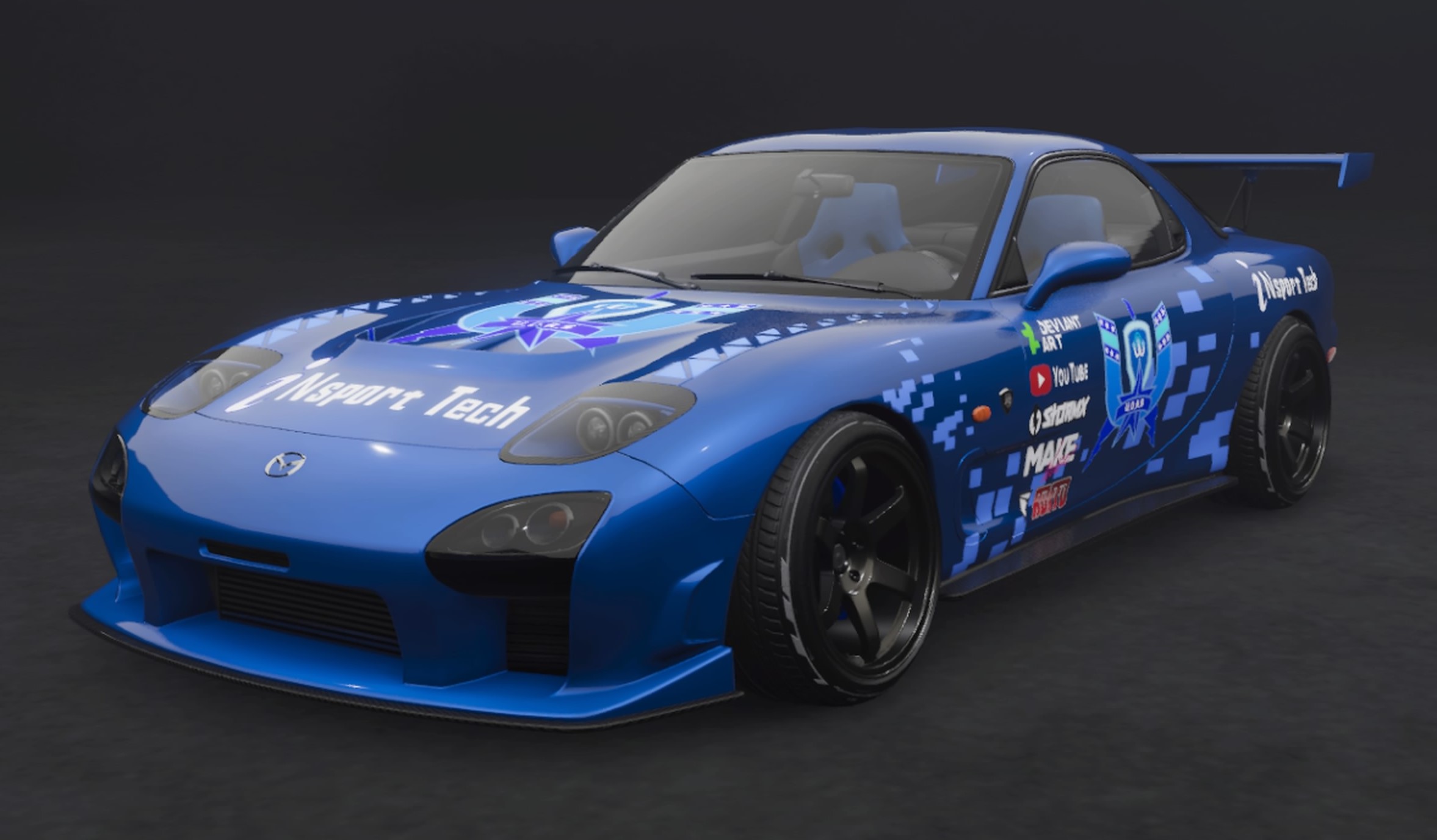 Hero sprint rx7 blue sales