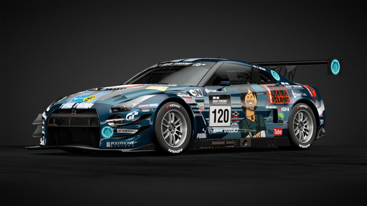 Nissan GT-R GT3 Total Drama - Chris McLean | Hyperion-Blue-GT's TD ...