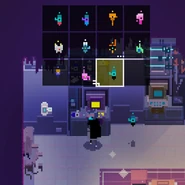 Панель спутников в доме Дрифтера