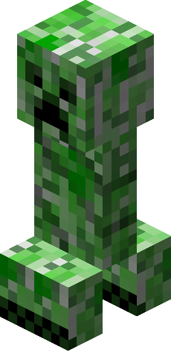 Minecraft Creeper , Png Download - Minecraft Charged Creeper, Transparent  Png - vhv