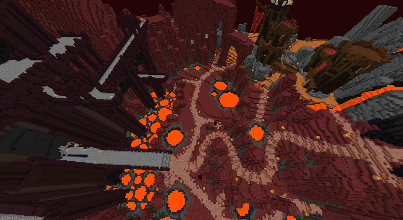 Where is the blazing volcano in hypixel skyblock?