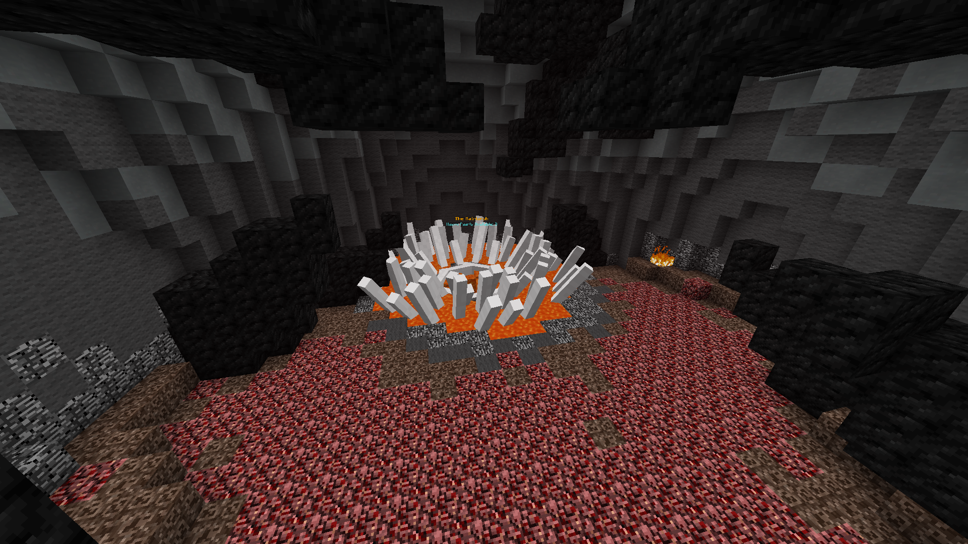 Where is the blazing volcano in hypixel skyblock?