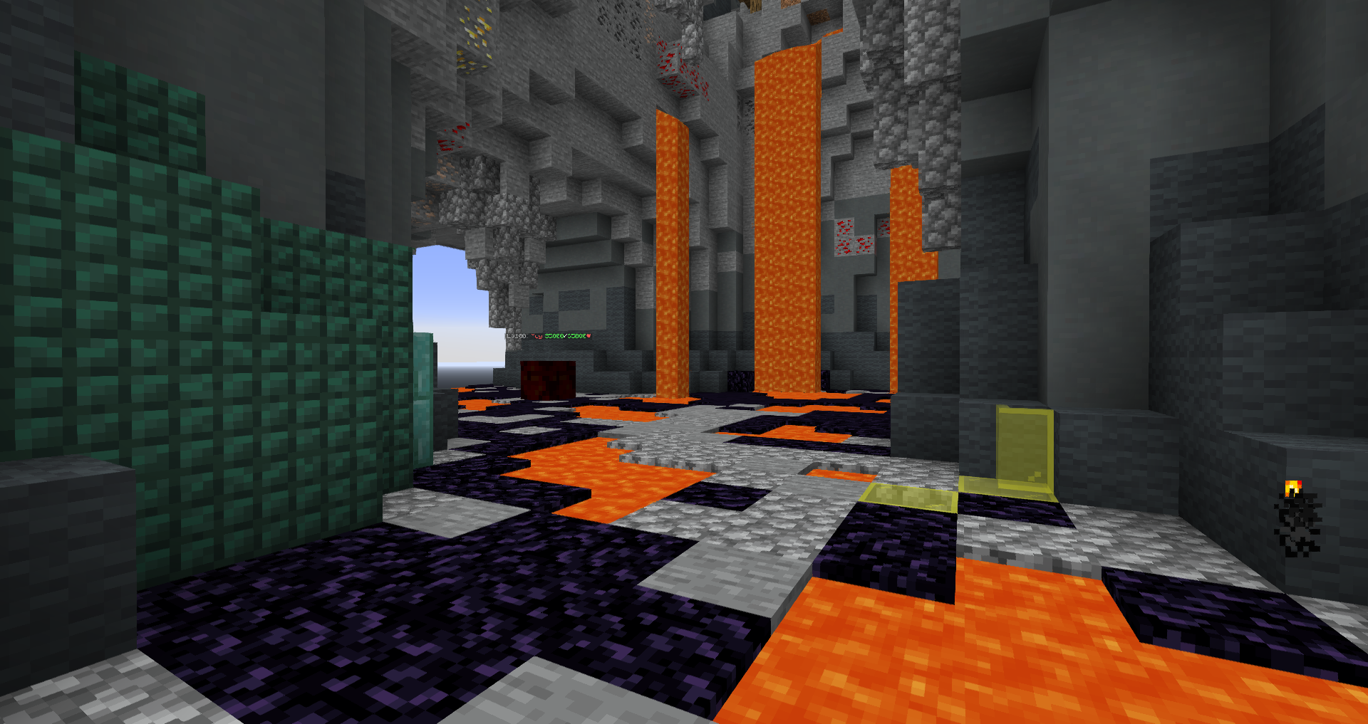 Where is the blazing volcano in hypixel skyblock?