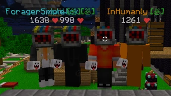 The Game Annihilator as seen on four player's heads