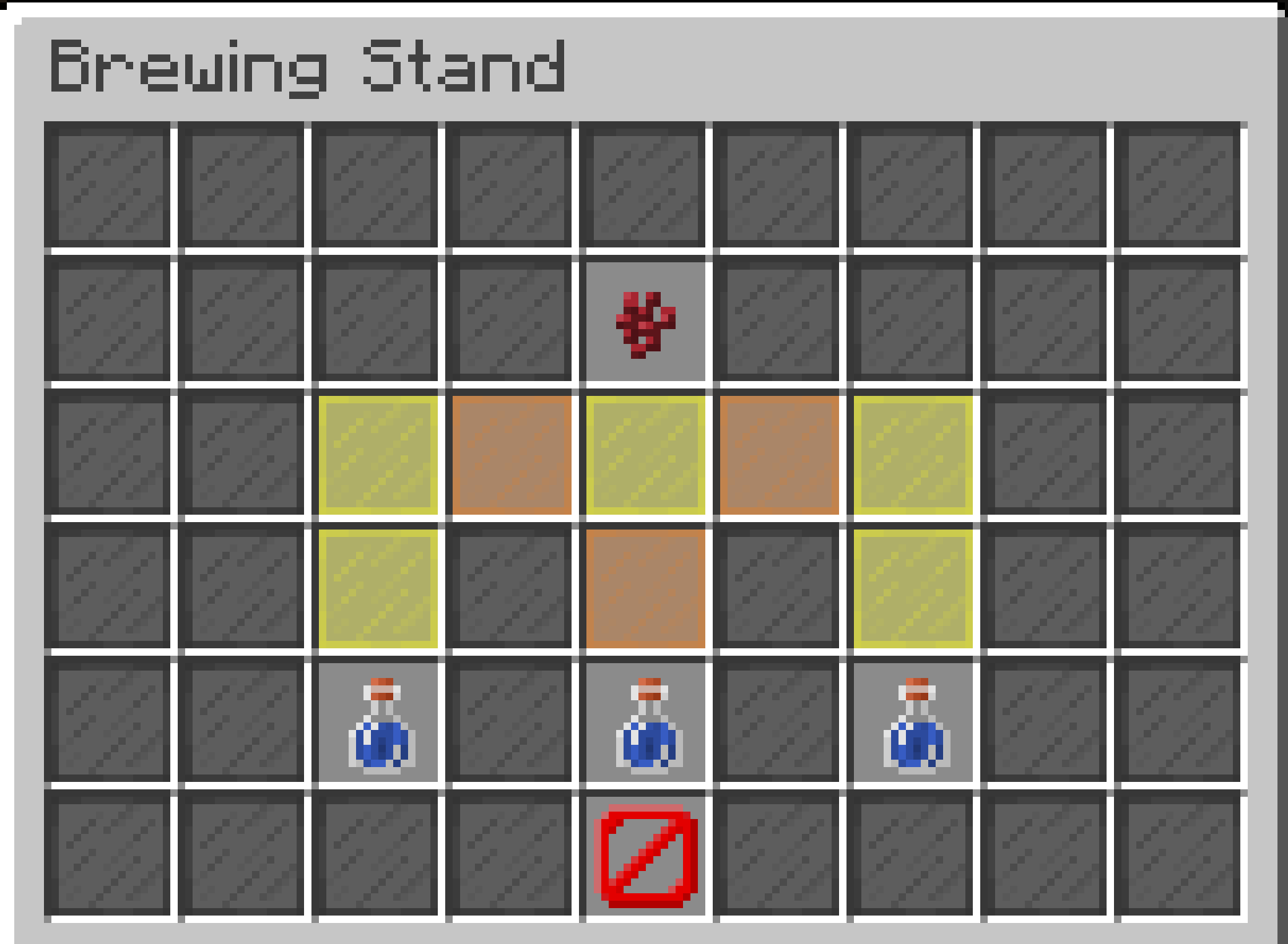 minecraft brewing stand recipes