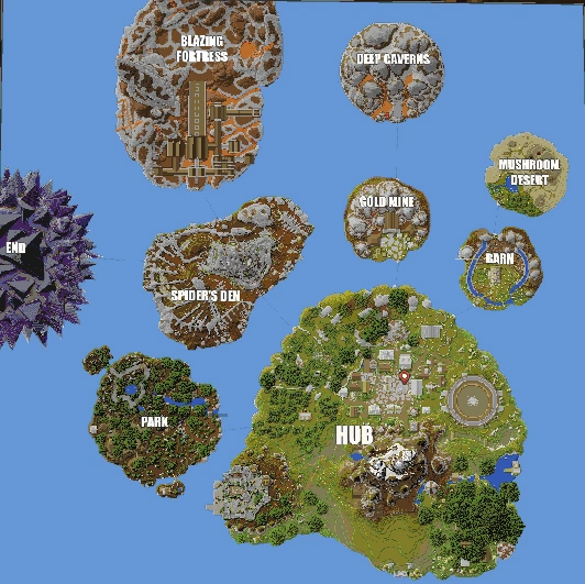 Map (Hub) | Hypixel SkyBlock Wiki | Fandom