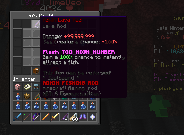 Admin Lava Rod | Hypixel SkyBlock Wiki | Fandom