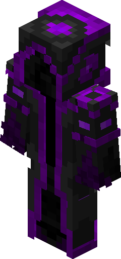 Purple end sculk phantom Minecraft Mob Skin