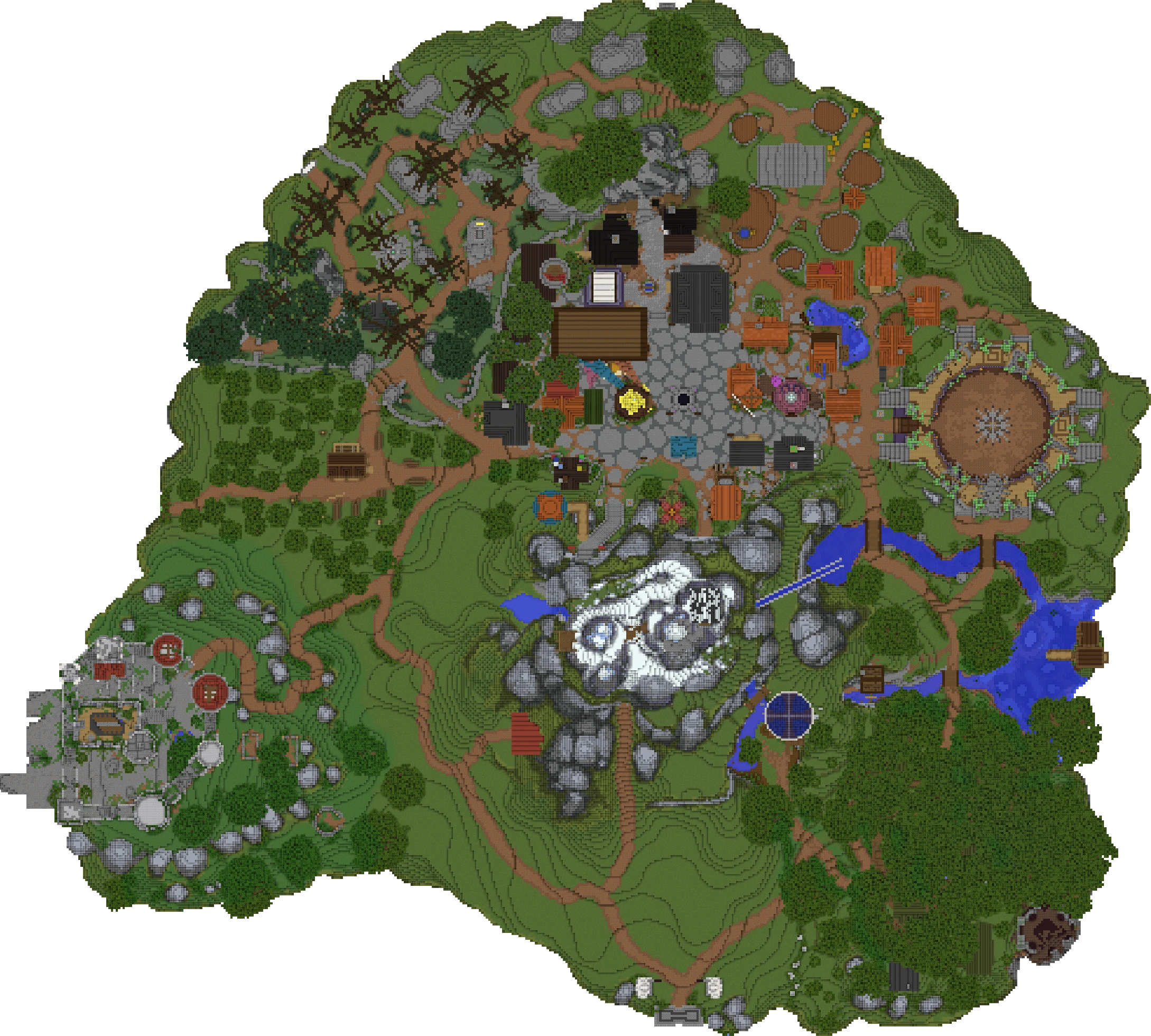 Hub Island | Hypixel SkyBlock Wiki | Fandom