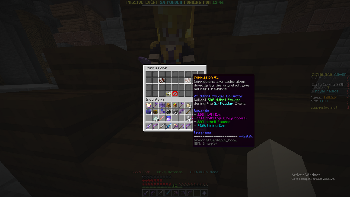 2x Powder Hypixel SkyBlock Wiki Fandom