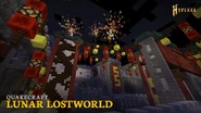The Lunar Lostworld map for Quakecraft.