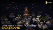 The lunar reskin of Lighthouse for Bed Wars.